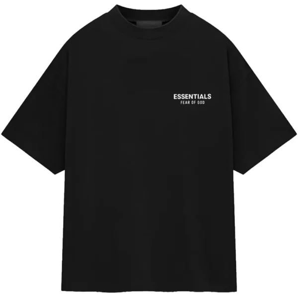 Fear of God Essentials Jersey Crewneck Tee Black (FW24)