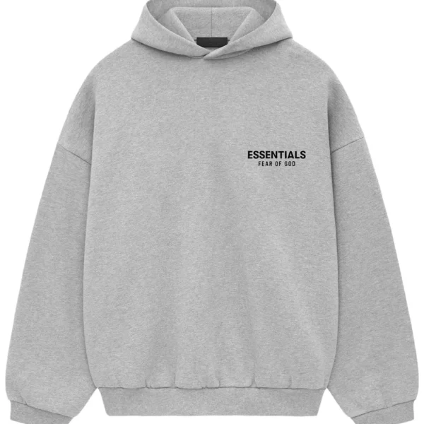 Fear of God Essentials Fleece Hoodie Light Heather Grey (FW24)