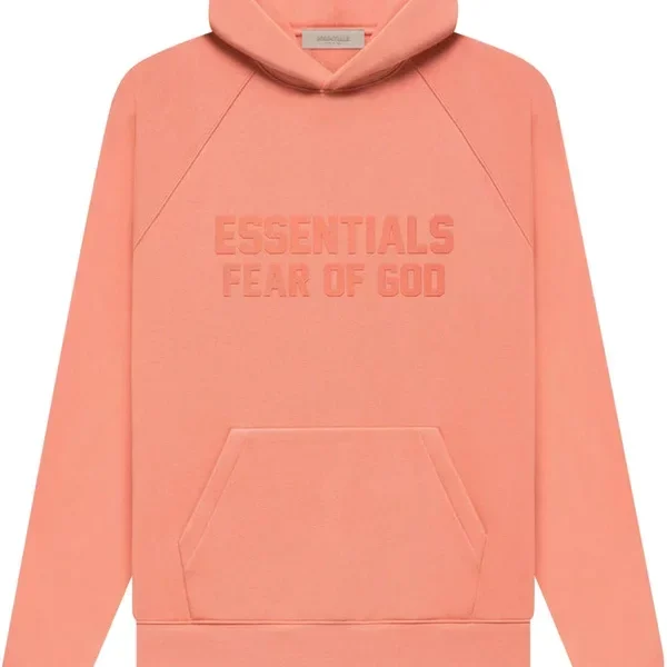 Fear of God Essentials Hoodie Coral (FW22)