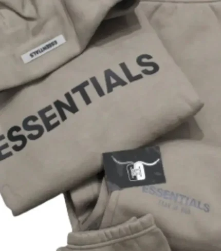 Fear Of God Essential Tracksuit Brown Australia