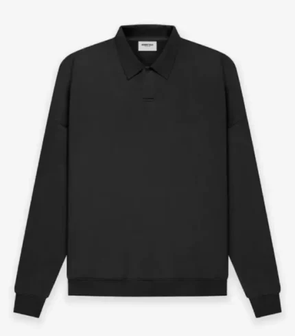ESSENTIALS Long Sleeve Polo Sweatshirt Australia