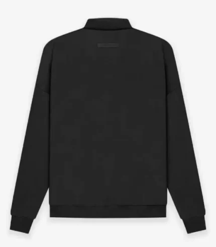 ESSENTIALS Long Sleeve Polo Sweatshirt Australia