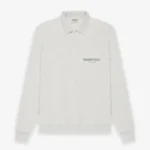 Fear of God ESSENTIALS Long Sleeve Polo Sweatshirt Gray Australia