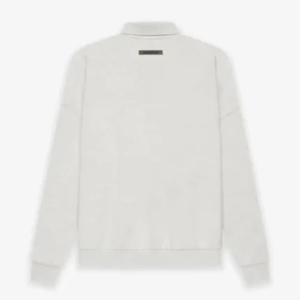 Fear of God ESSENTIALS Long Sleeve Polo Sweatshirt Gray Australia