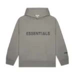 Fear of God Essentials Oversized Hoodie Gray Australia 40% Off