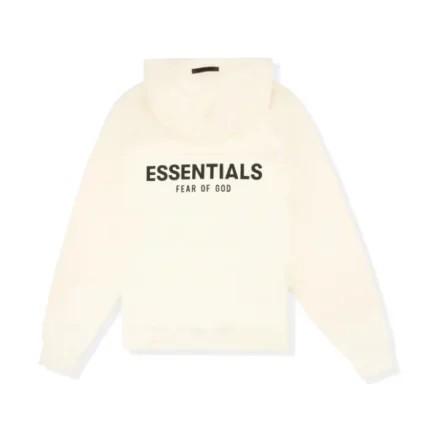Fear of God Essentials Cream Hoodie Australia 40% Off