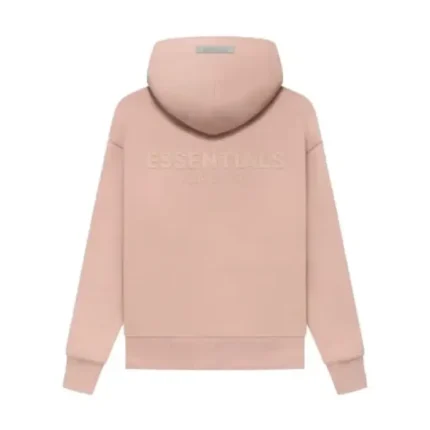 Fear of God Essentials Pullover Hoodie Pink Kids Australia 40% Off