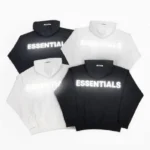 Fear Of God Essentials Reflective Letter Hoodie Australia 40% Off