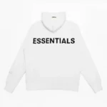 Fear Of God Essentials Reflective Letter Hoodie Australia 40% Off