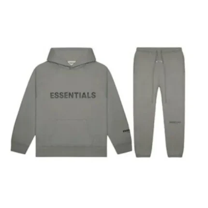 Fear Of God Essential Tracksuit Gray 40% Off Australia