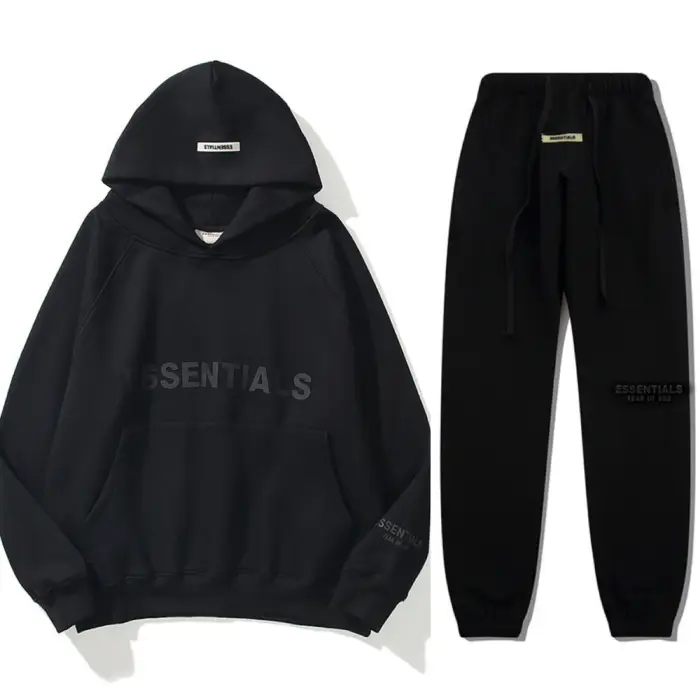 Fear Of God Essential Oversized Black Tracksuit Fear Of God Essential Oversized Black Tracksuit Australia