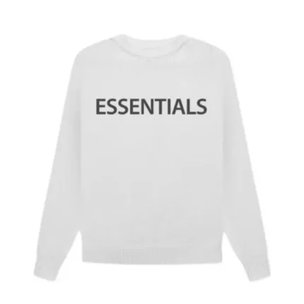 Essentials Overlapped Sweater White Australia