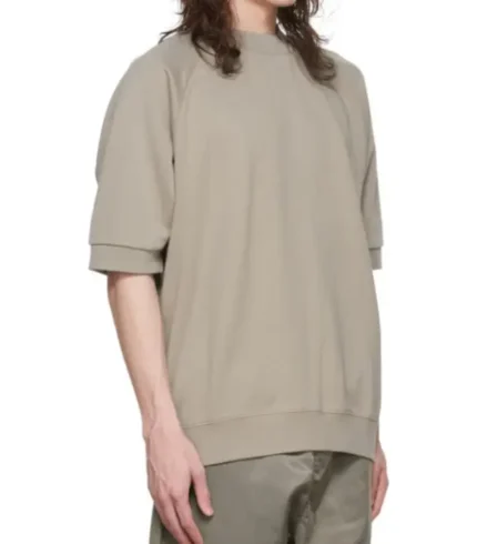 Essentials Taupe Cotton Sweatshirt Australia