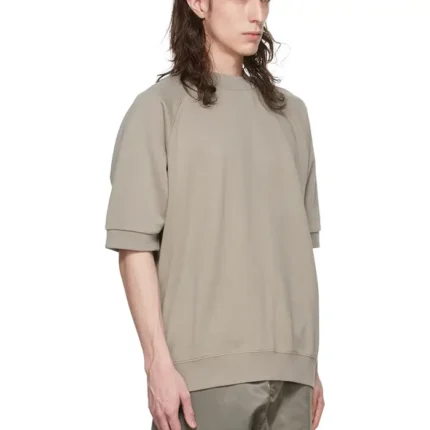 Essentials Taupe Cotton Sweatshirt Australia